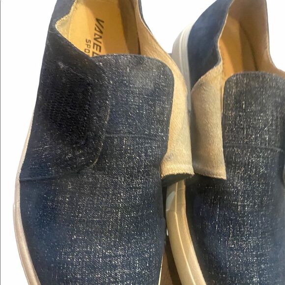 Vaneli Sport Women’s Slip On Sneakers Blue Shoe Hook & Loop Closure Size 7 N - Picture 8 of 16